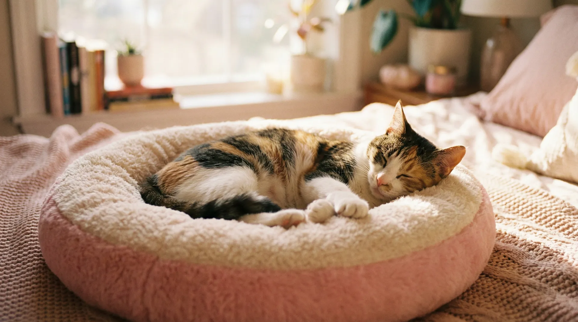 三花猫安静入睡 - 我做错一题他们就C我一次